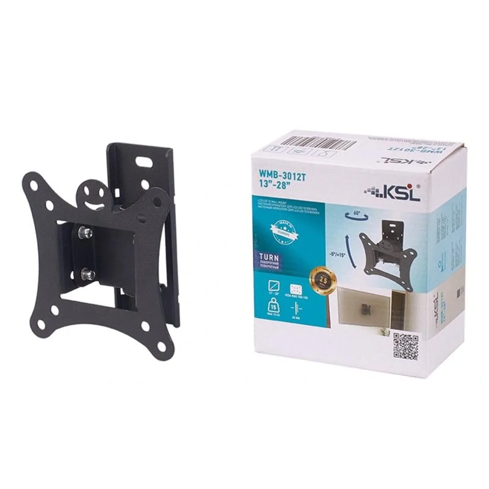 Кріплення ТВ поворотне KSL WMB-3012T 13-28