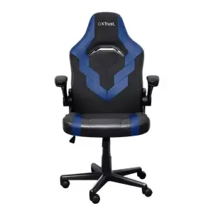 Крісло Trust GXT703B Riye, ПУ шкіра, Foldable Armrests, синій (25129_TRUST) UA