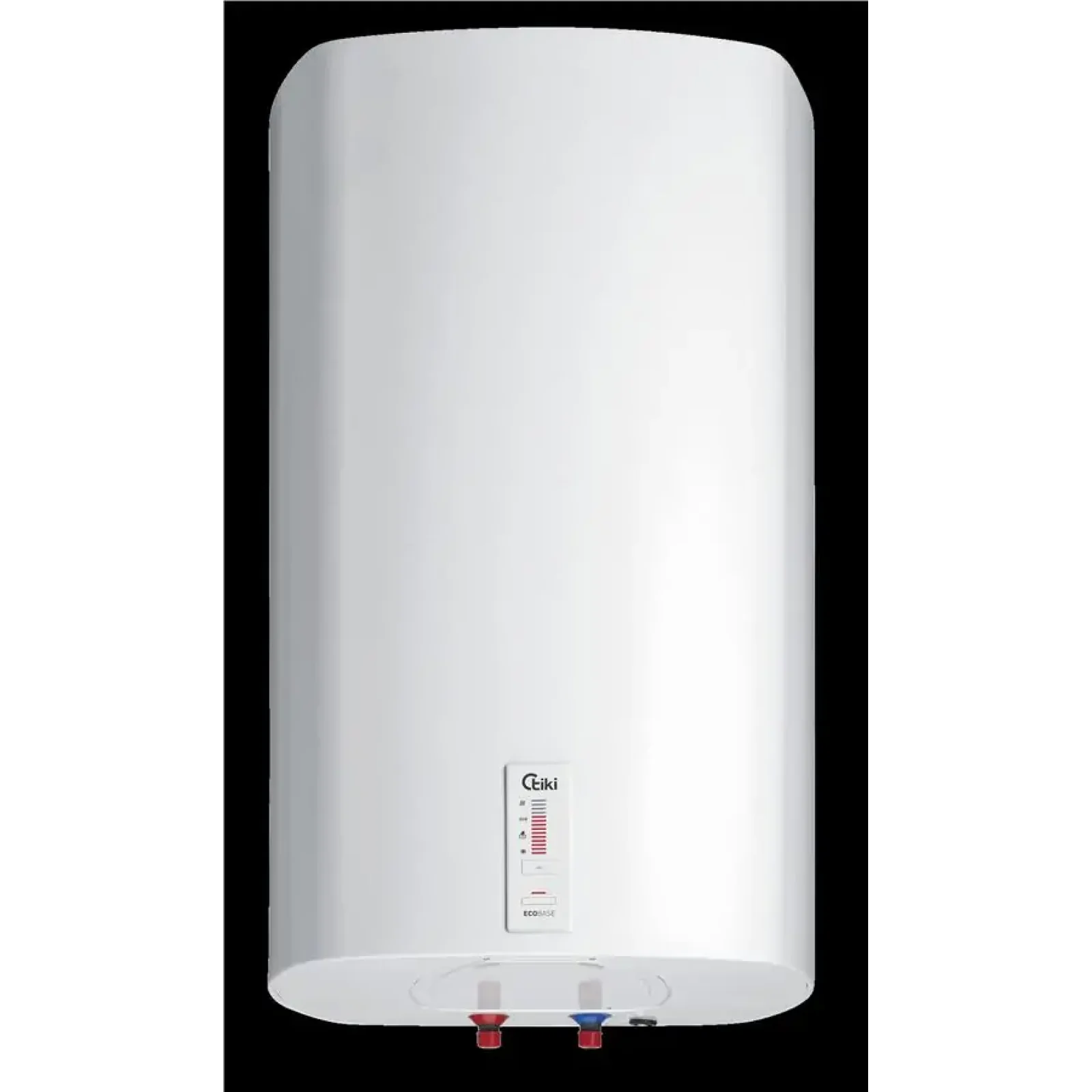 Водонагрівач електр. TIKI слім SuprSD, 80л, 2кВт, сухий тен, електр. кер-ння, C, білий, 700090 (OGBS80_SUPRSD80) UA