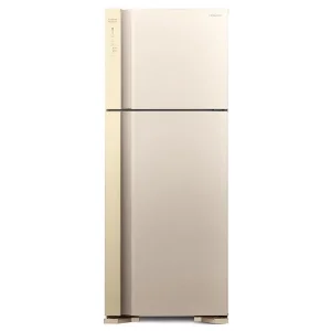 Холодильник с верхней мороз. HITACHI R-V540PUC7BEG, 184х74х72см, 2 дв., Х- 345л, М- 105л, A++, NF, Инвертор, Бежевый UA