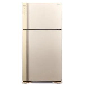 Холодильник с верхней мороз. HITACHI R-V610PUC7BEG, 176х74х86см, 2 дв., Х- 365л, М- 145л, A++, NF, Инвертор, Бежевый UA