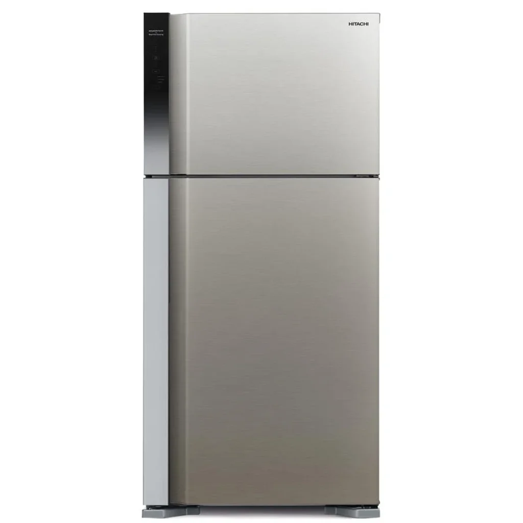 Холодильник с верхней мороз. HITACHI R-V660PUC7BSL, 184х74х86см, 2 дв., Х- 405л, М- 145л, A++, NF, Инвертор, Нерж UA