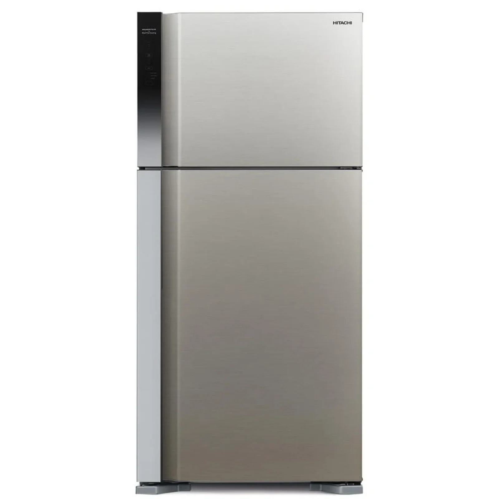 Холодильник с верхней мороз. HITACHI R-V660PUC7BSL, 184х74х86см, 2 дв., Х- 405л, М- 145л, A++, NF, Инвертор, Нерж UA