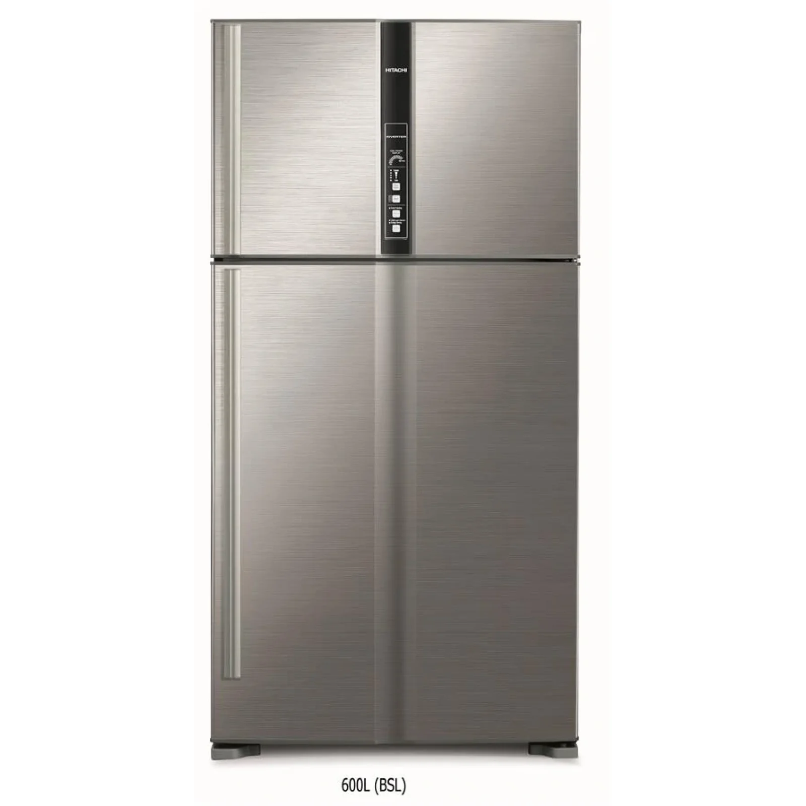 Холодильник з верхньою мороз. HITACHI R-V910PUC1KBSL, 184х85х91см, 2 дв., Х- 514л, М- 186л, A++, NF, Інвертор, Нерж UA