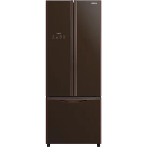 Холодильник с нижн. мороз. HITACHI R-WB600PUC9GBW, 180х76х68см, 3 дв., Х- 308л, М- 107л, A+, NF, Инвертор, Коричневый (стекло) UA