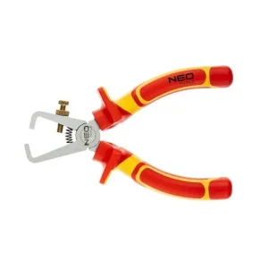 Кліщі для зняття ізоляції Neo Tools, діелектричні, 0.5-6мм2, для робіт під напругою 1000В, 160мм, CrV (01-229) UA