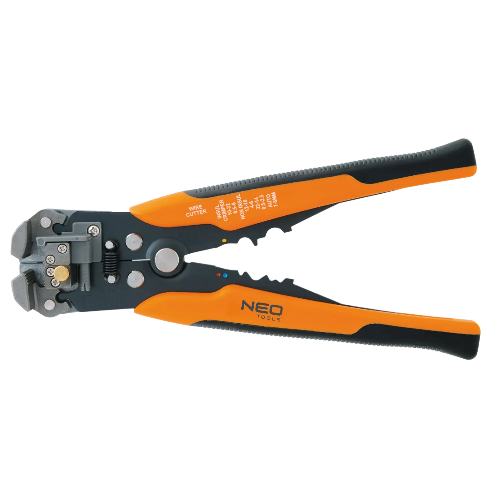 Знімач ізоляції Neo Tools, автоматичний, 0.5-6мм2, RG6/59, кусачки, 205мм (01-500) UA