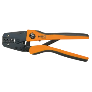 Кліщі обтискні Neo Tools, для неізольованих наконечників 0.25-4мм2, 250мм (01-502) UA