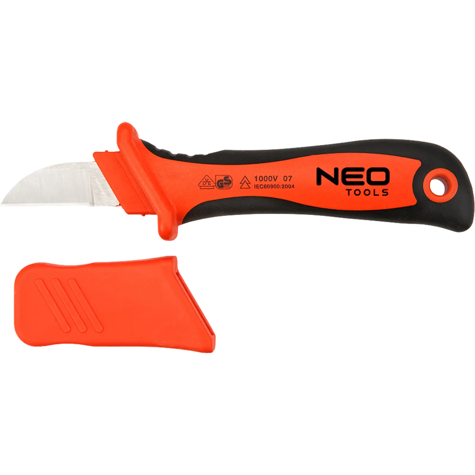 Ніж монтерський Neo Tools, діелектричний, для робіт під напругою 1000В, лезо 50мм, 190мм (01-550) UA