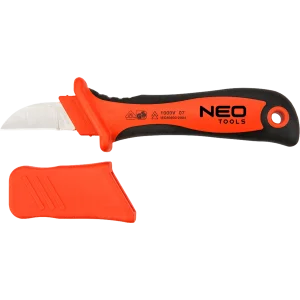 Ніж монтерський Neo Tools, діелектричний, для робіт під напругою 1000В, лезо 50мм, 190мм (01-550) UA