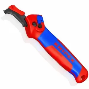 Ніж монтерський KNIPEX, вигнуте лезо, до 7мм, 0.065кг (16-50-145-SB) UA