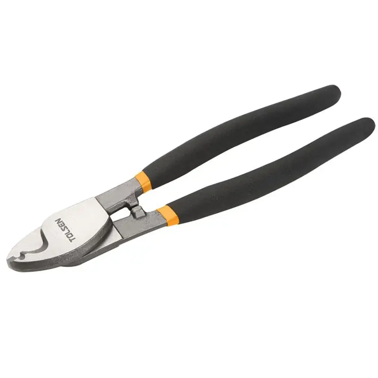 Кабелеріз Tolsen Профі, для мідних та алюмінієвих кабелів до 6мм, 160мм, сталь (38020) UA