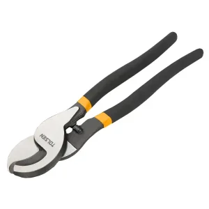 Кабелеріз Tolsen Профі, для мідних та алюмінієвих кабелів до 9мм, 225мм, сталь (38022) UA