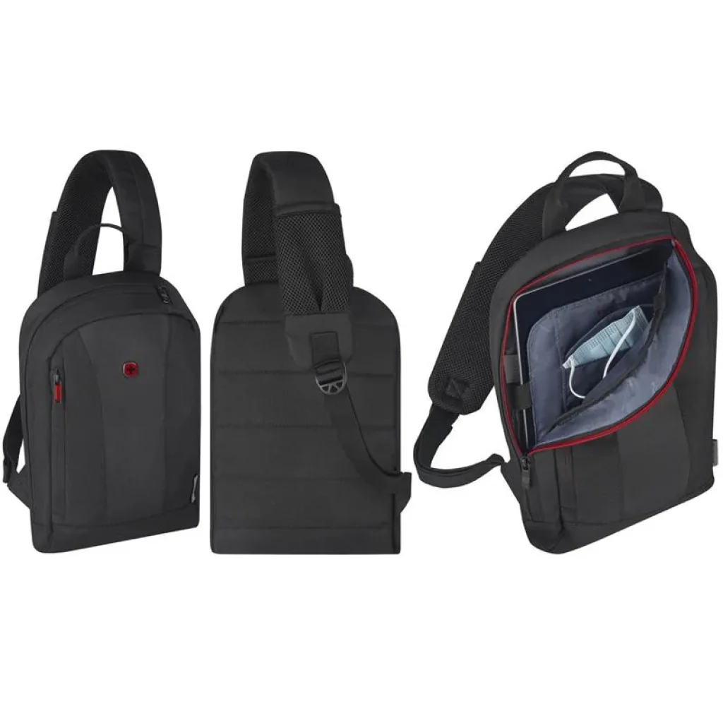 Рюкзак-монослінг Wenger, Monosling Shoulder Bag, чорний, 611876 UA