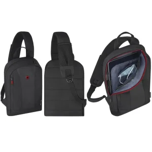Рюкзак-монослінг Wenger, Monosling Shoulder Bag, чорний, 611876 UA