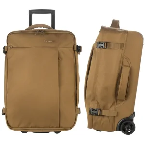 Сумка дорожня на 2-х колесах, Tucano Tugo S Trolley, 34л, поліестер, коричнева, BTRTUG-S-MC UA