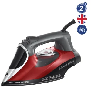 Утюг Russell Hobbs 25090-56 One Temperature, 2600 Вт, Черный, Красный UA