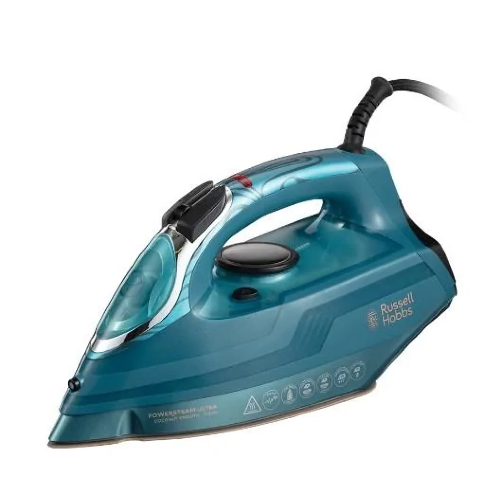 Праска Russell Hobbs Powersteam Ultra Coconut Smooth, 3100Вт, 350мл, паровий удар -230гр, самоочищування, керам. підошва, блакитний, 26340-56 UA