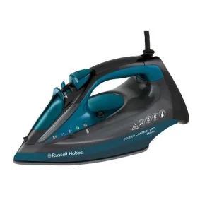 Праска Russell Hobbs Colour Control Pro, 2400Вт, 380мл, паровий удар -185гр, самоочищування, індик.температури, керам. підошва, синій, 27280-56 UA