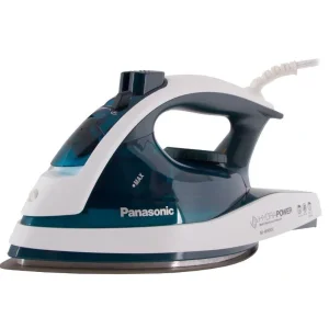 Праска PANASONIC, 2400Вт, 310мл, постійна пара - 35гр, керам. підошва, голубий, NI-W900CMTW UA