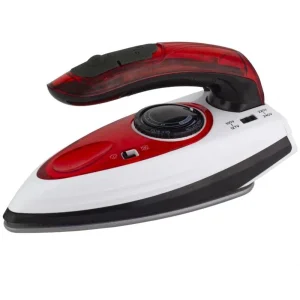 Праска Ardesto дорожна TI-S1200, 1000Вт, 70мл, паровий удар, постійна пара - 15гр, керам. підошва, біло-червоний UA