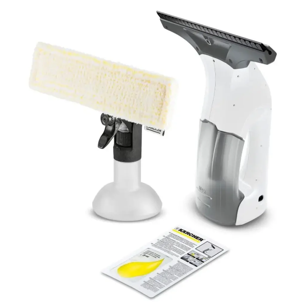 Пилосос Karcher віконний WV 1 Plus, вода -0.1л, автон. робота до 25хв, вага-0.5кг, білий (1.633-608.0) UA