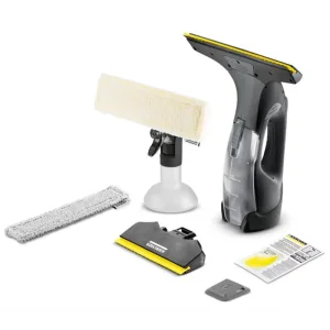 Пилосос Karcher віконний WV 5 Plus, вода -0.1л, автон. робота до 35хв, вага-0.7кг, чорний (1.633-711.0) UA