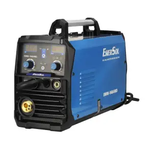 Зварювальний напівавтомат інверторний EnerSol EWM-160AMD (дріт до 1мм + електрод до 5мм) 20-160А 7.2кВт 160-260В 10.8кг UA