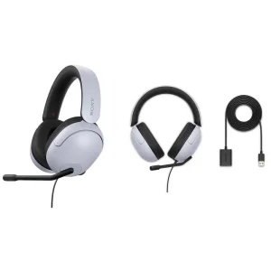 Гарнітура ігрова Over-ear Sony INZONE H3 3.5 mini-jack, Mic, MDRG300W.CE7 UA
