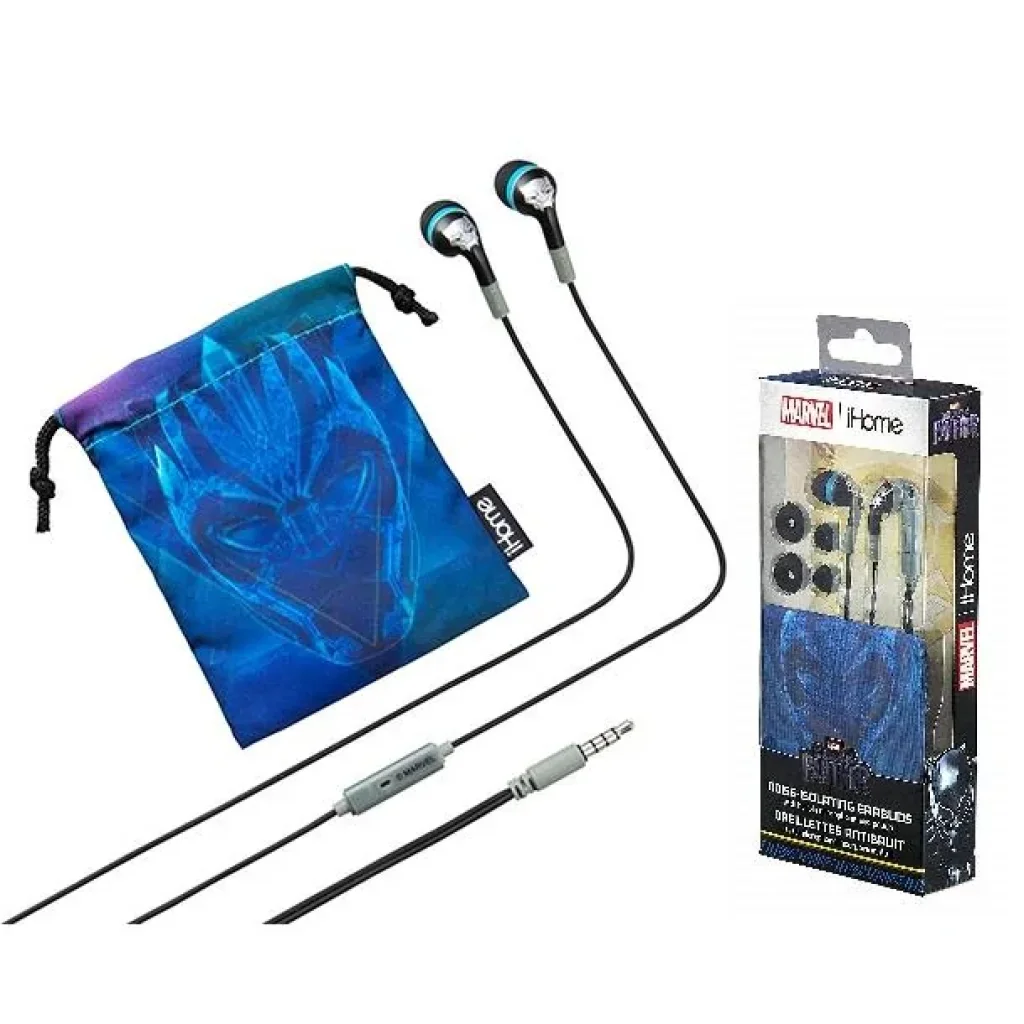 Гарнітура eKids iHome MARVEL Black Panther Mic UA