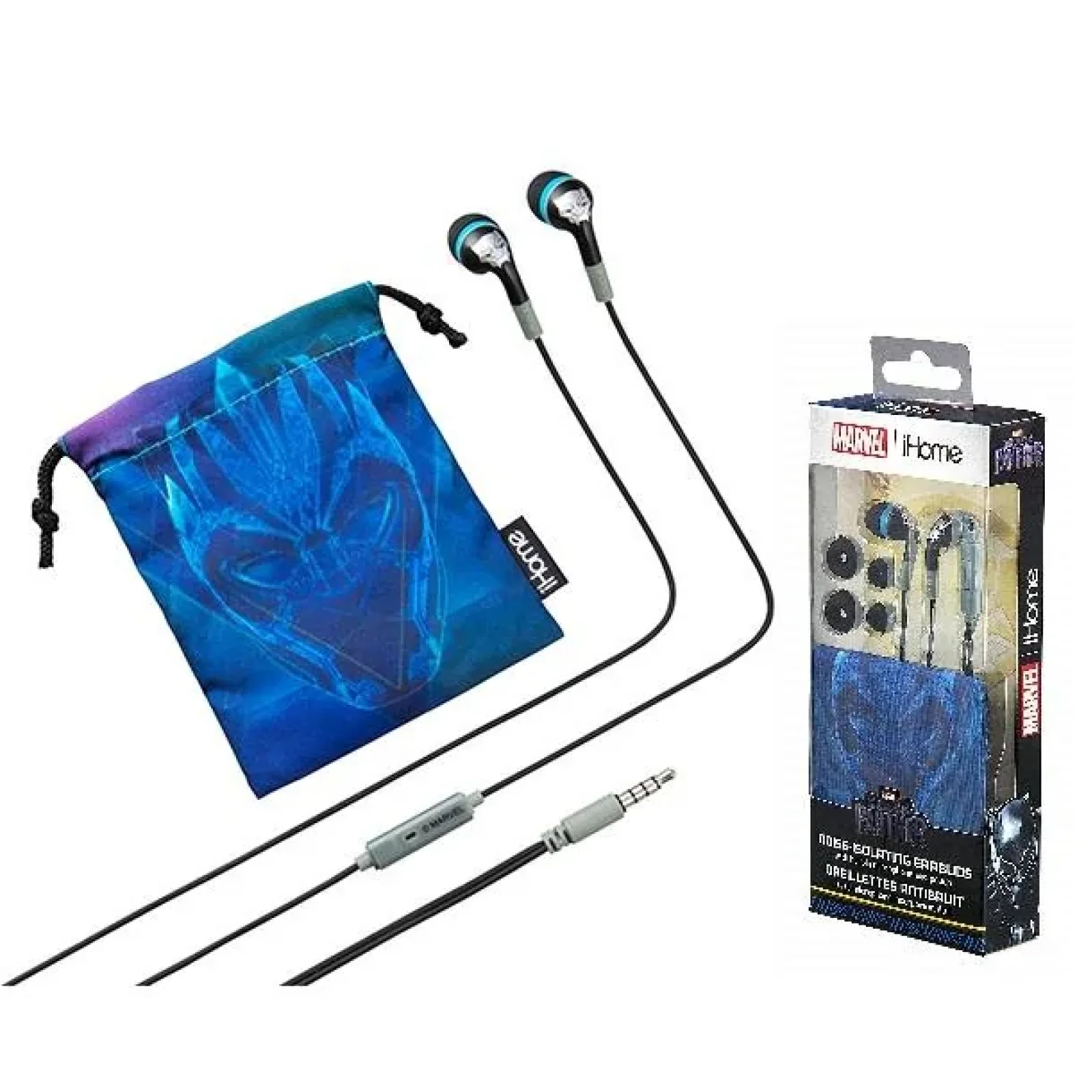 Гарнітура eKids iHome MARVEL Black Panther Mic UA