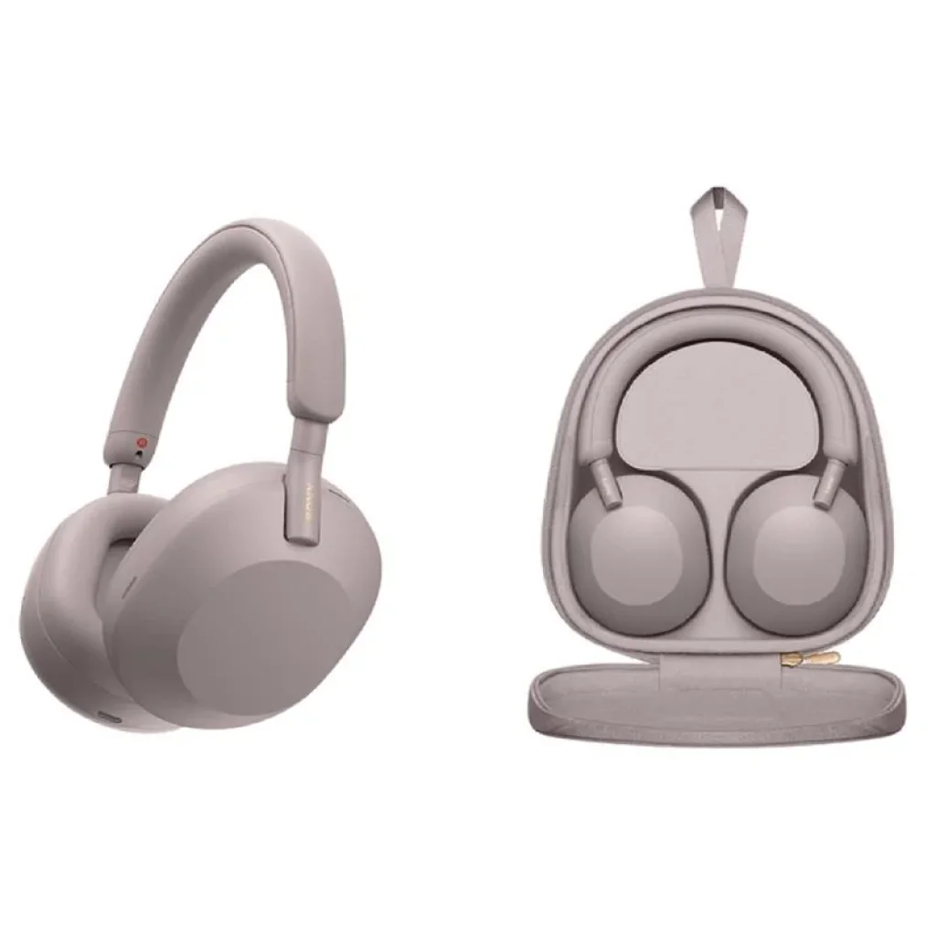 Навушники Over-ear Sony WH-1000XM5 BT 5.2, ANC, Hi-Res, AAC, LDAC, Wireless, Mic, Рожевий, WH1000XM5P.CE7 UA