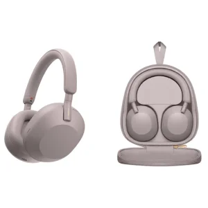 Навушники Over-ear Sony WH-1000XM5 BT 5.2, ANC, Hi-Res, AAC, LDAC, Wireless, Mic, Рожевий, WH1000XM5P.CE7 UA