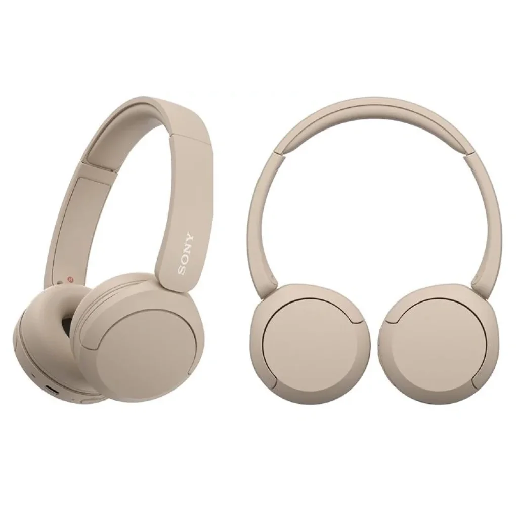 Навушники On-ear Sony WH-CH520 BT 5.2, SBC, AAC, Wireless, Mic, Бежевий, WHCH520C.CE7 UA