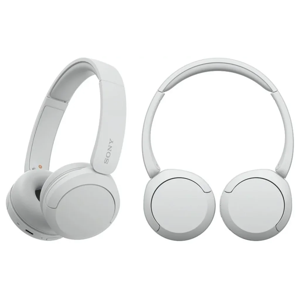 Навушники On-ear Sony WH-CH520 BT 5.2, SBC, AAC, Wireless, Mic, Білий, WHCH520W.CE7 UA