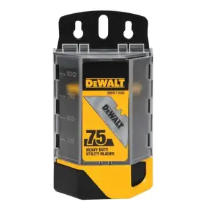 Леза трапецеподібні DeWALT запасні 50мм кейс 75шт (DWHT11004-7) UA