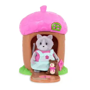 Mini будиночок Li`l Woodzeez котик, рожевий, WZ6603Z UA