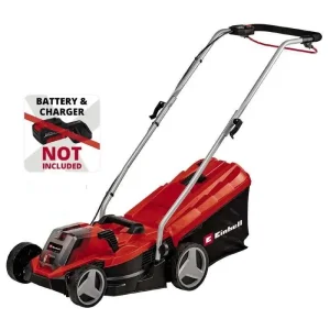 Газонокосарка акумуляторна Einhell безщіткова GE-CM 18/33 Li- Solo 18В 33см 25-65мм 30л 10.1кг без АКБ і ЗП (3413266) UA