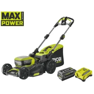 Газонокосарка акумуляторна Ryobi Max Power RY36LMX46A-150 36В акб 1х5А·год 46см 55л 25-75мм 22.5кг (5133004914) UA