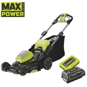 Газонокосарка акумуляторна Ryobi Max Power RY36LM40A-140 36В акб 1х4А·год 40см 50л 25-75мм 18.6кг (5133005496) UA