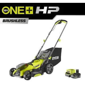 Газонокосарка акумуляторна Ryobi ONE+ HP RY18LMX33A-150 18В акб 1х5А·год 33см 30л 25-90мм 9.3кг (5133006287) UA