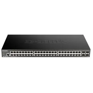 Комутатор D-Link DGS-1250-52X 48xGE, 4xSFP+, Smart UA
