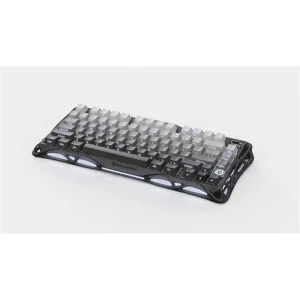 Клавіатура механічна GravaStar Mercury K1 80keys, GravaStar x Kailh Cheery Pink, BT/WL/USB, чорний (GSK1_GBLK) UA