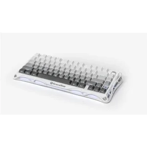 Клавіатура механічна GravaStar Mercury K1 80keys, GravaStar x Kailh Cheery Pink, BT/WL/USB, білий (GSK1_GWHT) UA