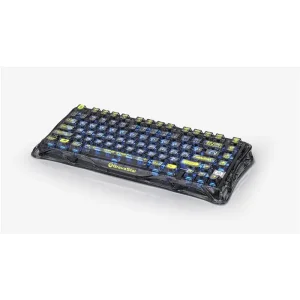 Клавіатура механічна GravaStar Mercury K1 Lite 80keys, GravaStar x BSUN Grey, BT/WL/USB, чорний (GSK1LITE_XTAL_BLK) UA