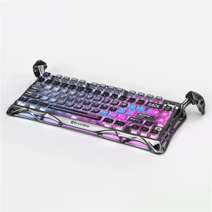 Клавіатура механічна GravaStar Mercury K1 Pro 80keys, GravaStar x Kailh Speedy Mint, BT/WL/USB, cyberpunk (GSK1PRO_CBLK) UA