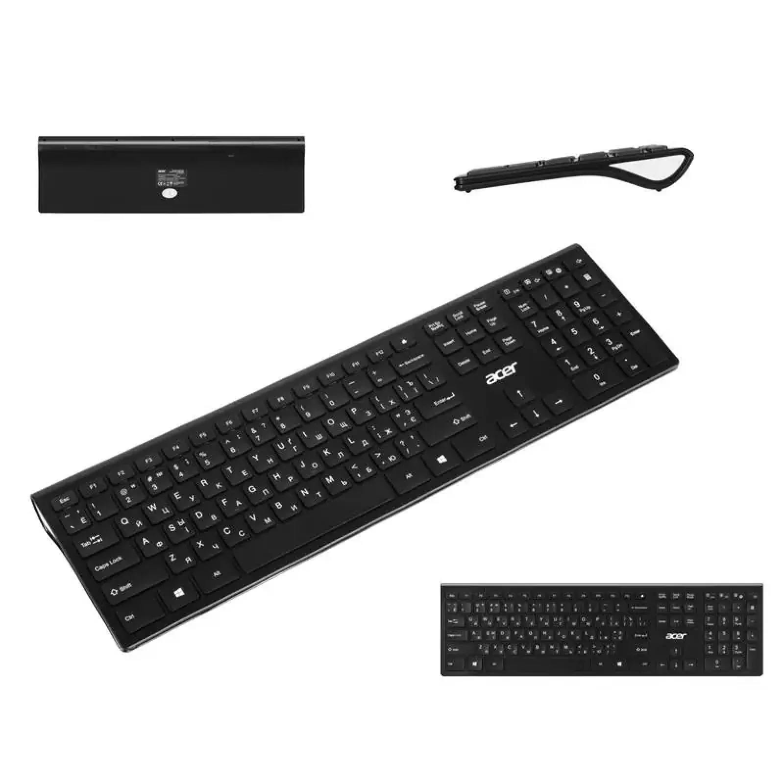 Клавіатура мембранна Acer OKR020, 109key, WL, EN/UKR/RU,Black (ZL.KBDEE.011) UA