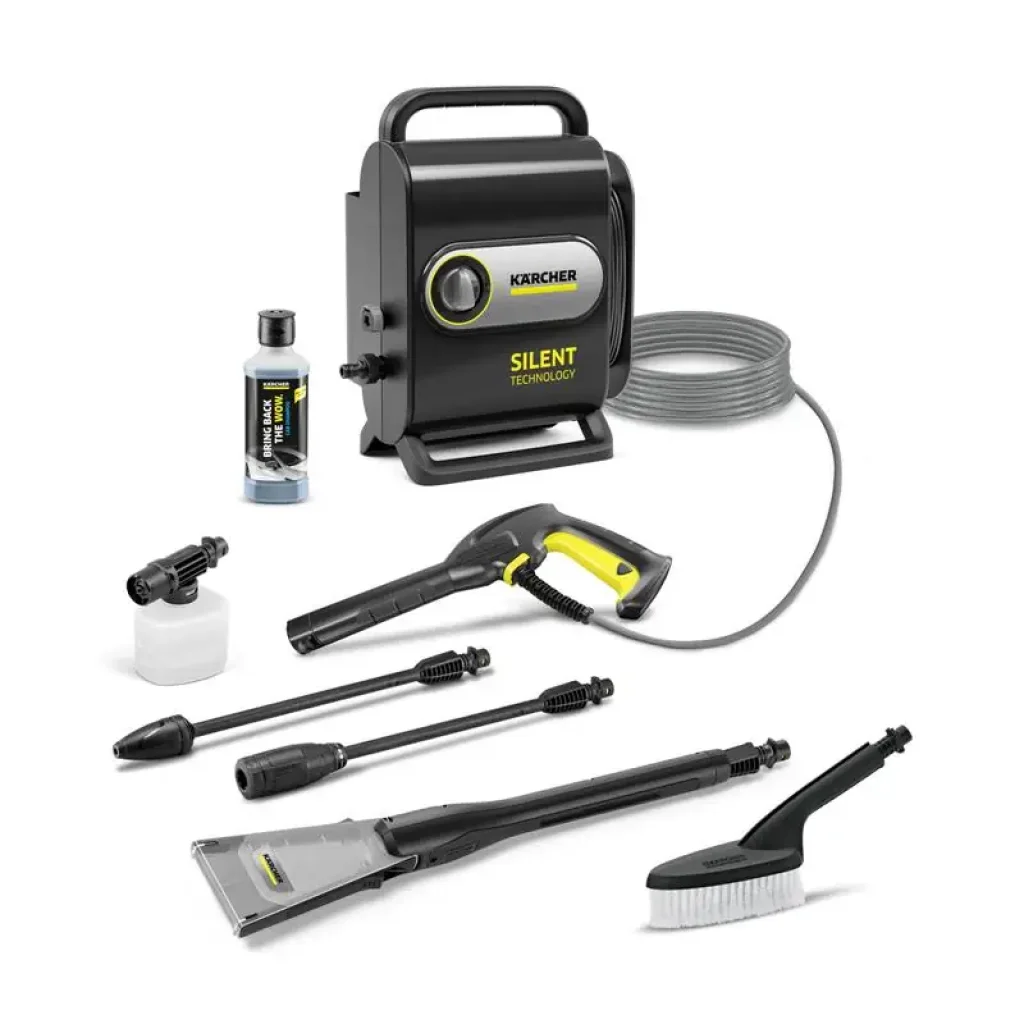 Мінімийка високого тиску Karcher K Silent Anniversary Edition 1800Вт 130бар 420л/год, шланг 6м 5кг (1.600-956.0) UA