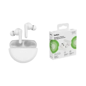 Навушники TWS Belkin Soundform Rhythm True Wireless, білий (AUC012BTWH) UA