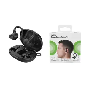 Навушники TWS Belkin Soundform ActiveFit True Wireless, чорний (AUC016HQBK) UA